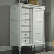 Ashby Eight Drawer Chest With Sliding Door