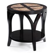 Vitelli Wood Oval End Table