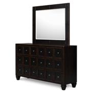 Julian Six Drawer Dresser with Landscape Mirror