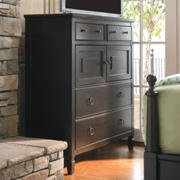 Summer Hill Dressing Chest Dresser-Midnight