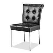 Modern Fox Trot Chair Black