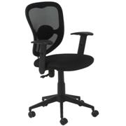 Quincy Mesh Office Chair-Black-Black