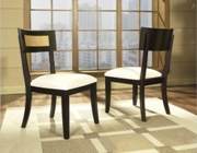 Insignia Side Chair in Maple and Merlot Finish