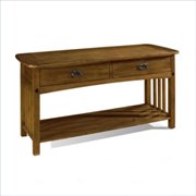 Craftsman Mission Sofa Table in Blonde Finish