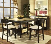 Insignia Counter Height Table Dining Set-Natural Maple