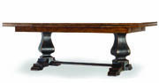 Sanctuary Refectory Table in Drift & Ebony