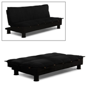 Serta Dream Convertible Charmaine Futon-Black