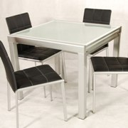 Martin Double-glass Extension Table