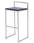 Stackable Black Bar Stool