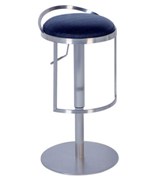 Black Adjustable Height Swivel Stool