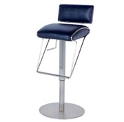 Black Adjustable Height Swivel Stool