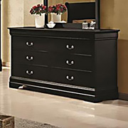 Louis Philippe 6 Drawer Dresser