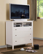 Harris TV Chest White