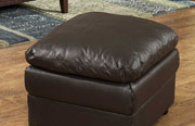 Weston All Leather Ottoman