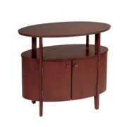 Madison Drum Entry Table Walnut