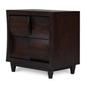 Fuqua Wood 2 Drawer Nightstand