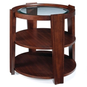 Nuvo Wood Oval End Table