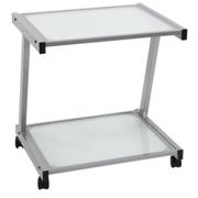 Landon Printer Cart - Aluminum Frosted