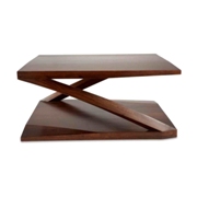 Cavallini Square Cocktail Coffee Table-Rich Pecan