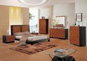 Amanda Contemporary Slat Bedroom Set