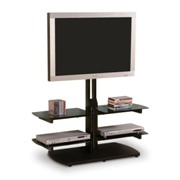 Black modern TV stand