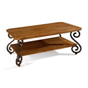 Covington Cocktail Coffee Table-Warm Brown Oak