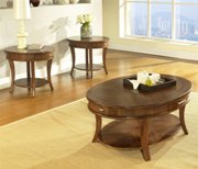 Gatsby Occasional Coffee Table Set-Medium Brown