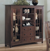 Enchantment Case Curio-Natural Walnut