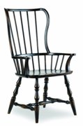 Sanctuary Sanctuary Spindle Back Arm Chair in Ebony