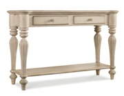 Primrose Hill Two Drawer Sofa Table - Trellis White