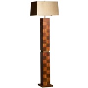 Squared Floor Lamp-Root Beer