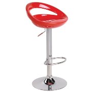 Swizzle Bar Stool-Red