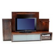 5 piece Palermo Small Entertainment Center-Beaver