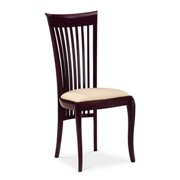 Orione Side Set Dining Chair-Wenge-Kimera Beige