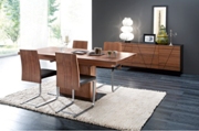 Vita Dining Table with Jeff-sl or Lirica Chairs and Verve-2c Sideboard